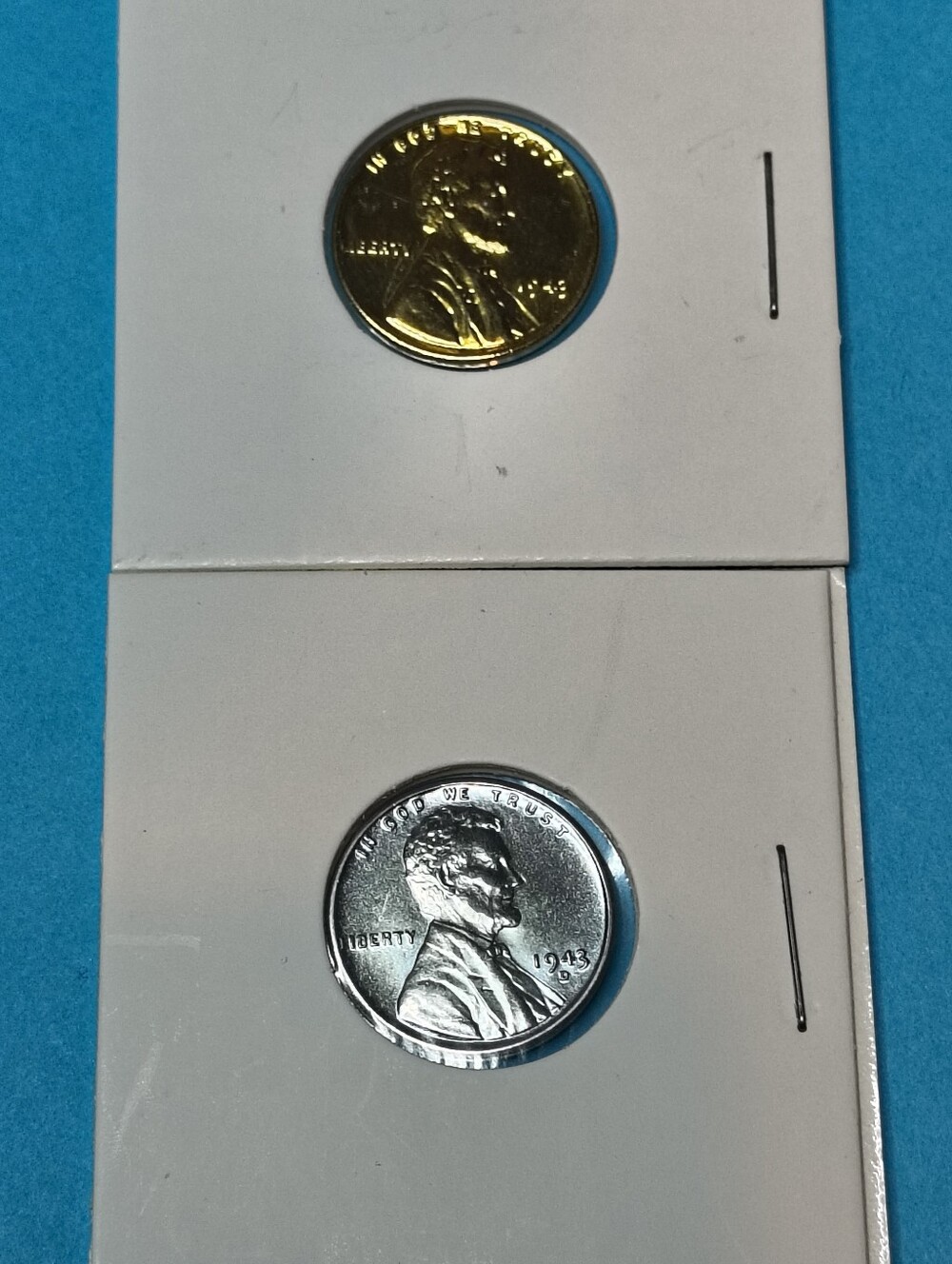 Emergency War Pennies 1943.  Beauties!